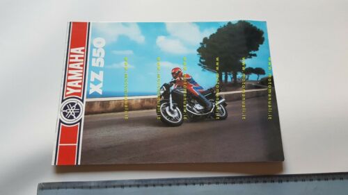 Yamaha XZ 550 1981 depliant moto ITALIANO originale brochure