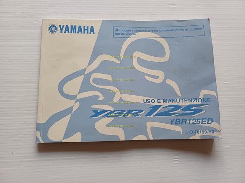 Yamaha YBR 125 51D 2009 manuale uso manutenzione originale italiano