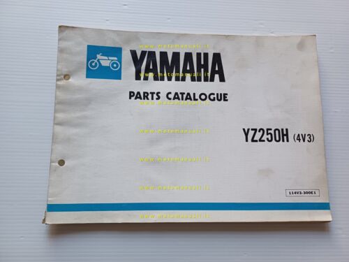 Yamaha YZ 250 H 4V3 1981 catalogo ricambi originale moto …