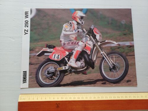 Yamaha YZ 250 WR 1989 depliant originale italiano