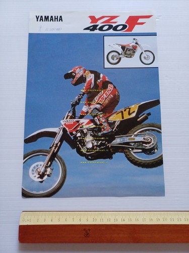 Yamaha YZ 400 F 1998 depliant originale ITALIANO