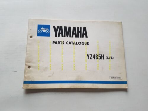 Yamaha YZ 465 H (4V4) 1980 catalogo ricambi ORIGINALE INGLESE …