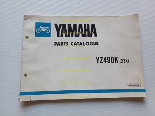 Yamaha YZ 490 K 23X 1983 catalogo ricambi originale moto …