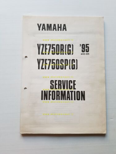 Yamaha YZF 750 SP- R SI5-4HD 1995 Service Information manuale …