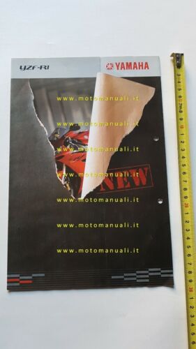 Yamaha YZF R1 - FZ6 Fazer depliant originale moto ITALIANO …