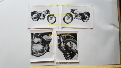 Zundapp 200 Elastic 1953 4 foto cartella stampa originale