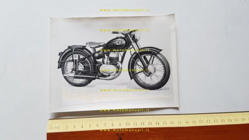 Zundapp 200 Norma Luxus 1953 foto cartella stampa originale
