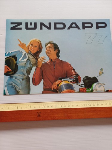 Zundapp catalogo produzione modelli 125 1977 depliant originale italiano