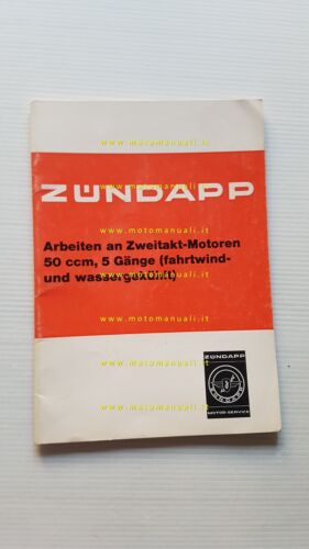 Zundapp motore 50 5V 1973 manuale officina TEDESCO originale