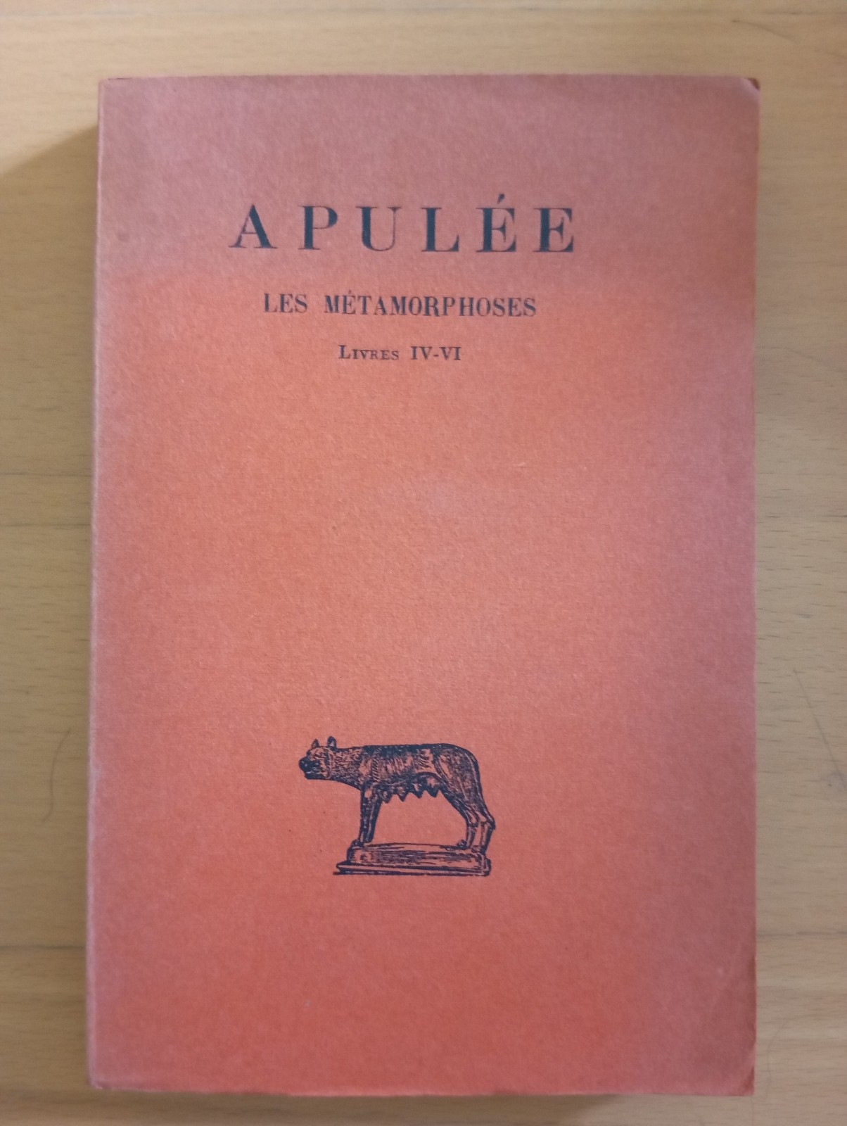 Apulée, Les Mètamorphoses II Livres iv-vi, D. S. Robertson, Belles …