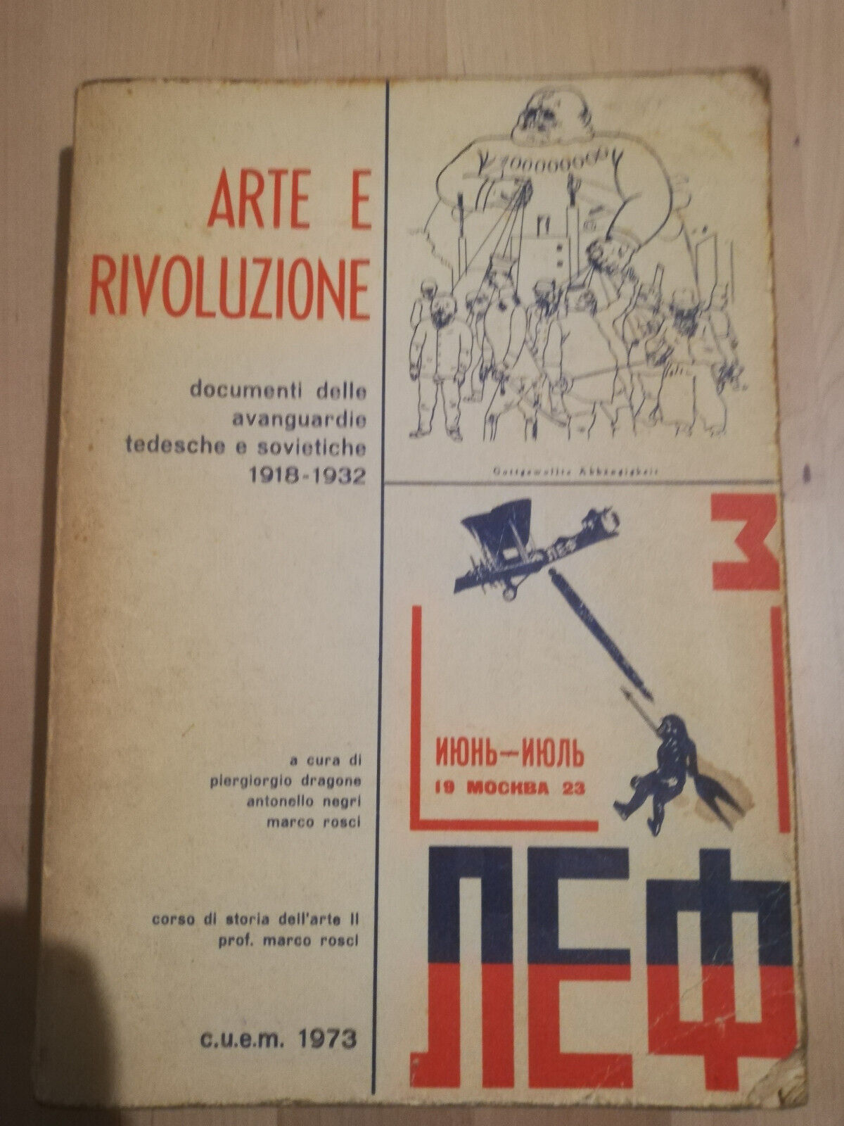 Arte e rivoluzione , Marco Rosci, CUEM, 1973