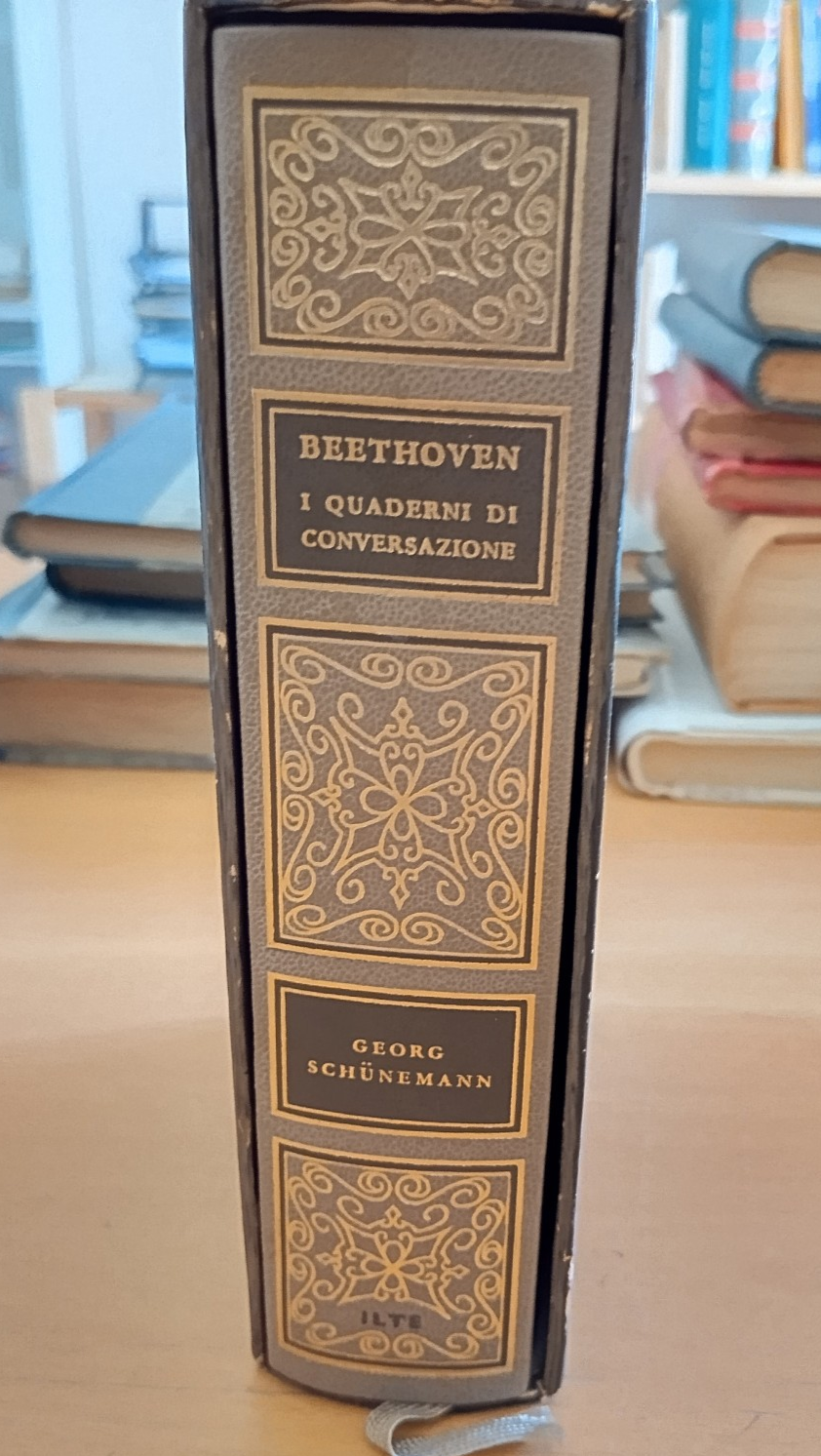 Beethoven, I quaderni di conversazione, cofanetto, Georg Schunemann, ILTE, 1968