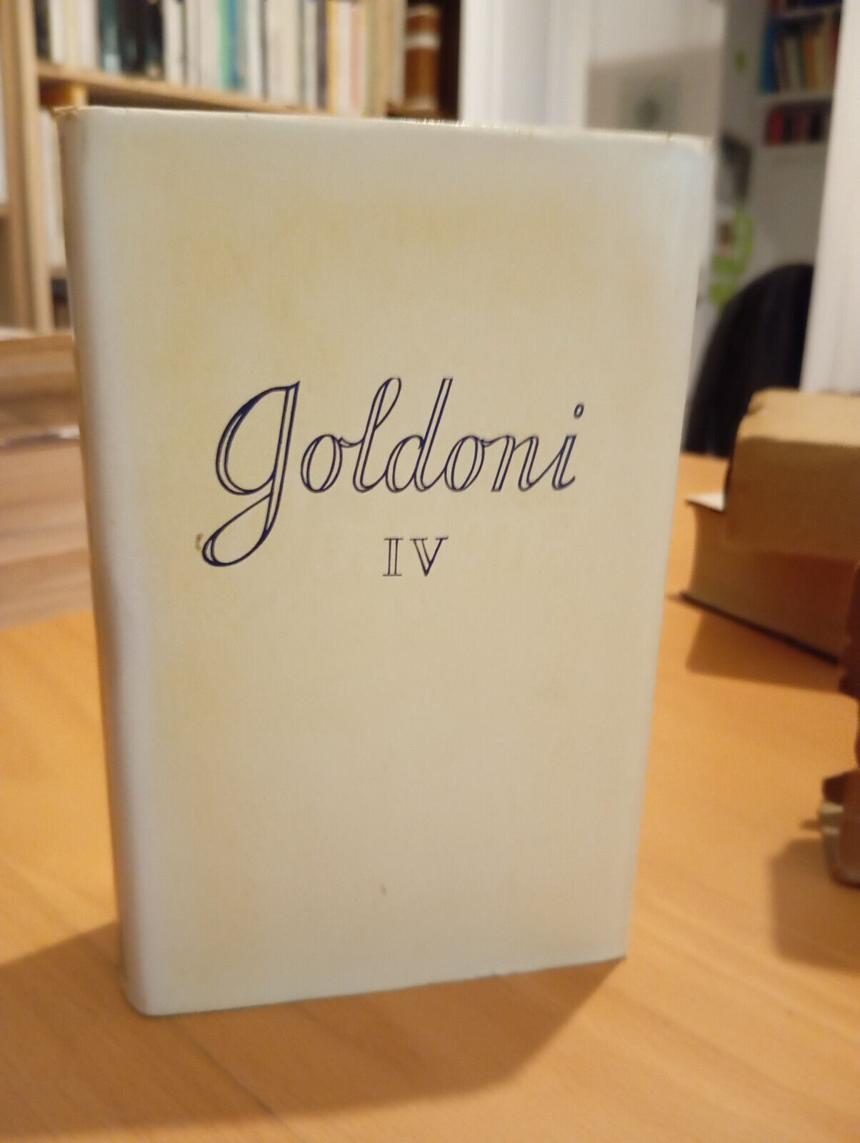 Carlo Goldoni, Opere volume IV, quarto, 4, Mondadori, 1969