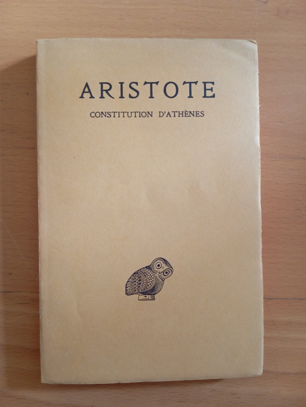Constitution d'athènes, Aristote, Le belles Lettres, 1967, in francese