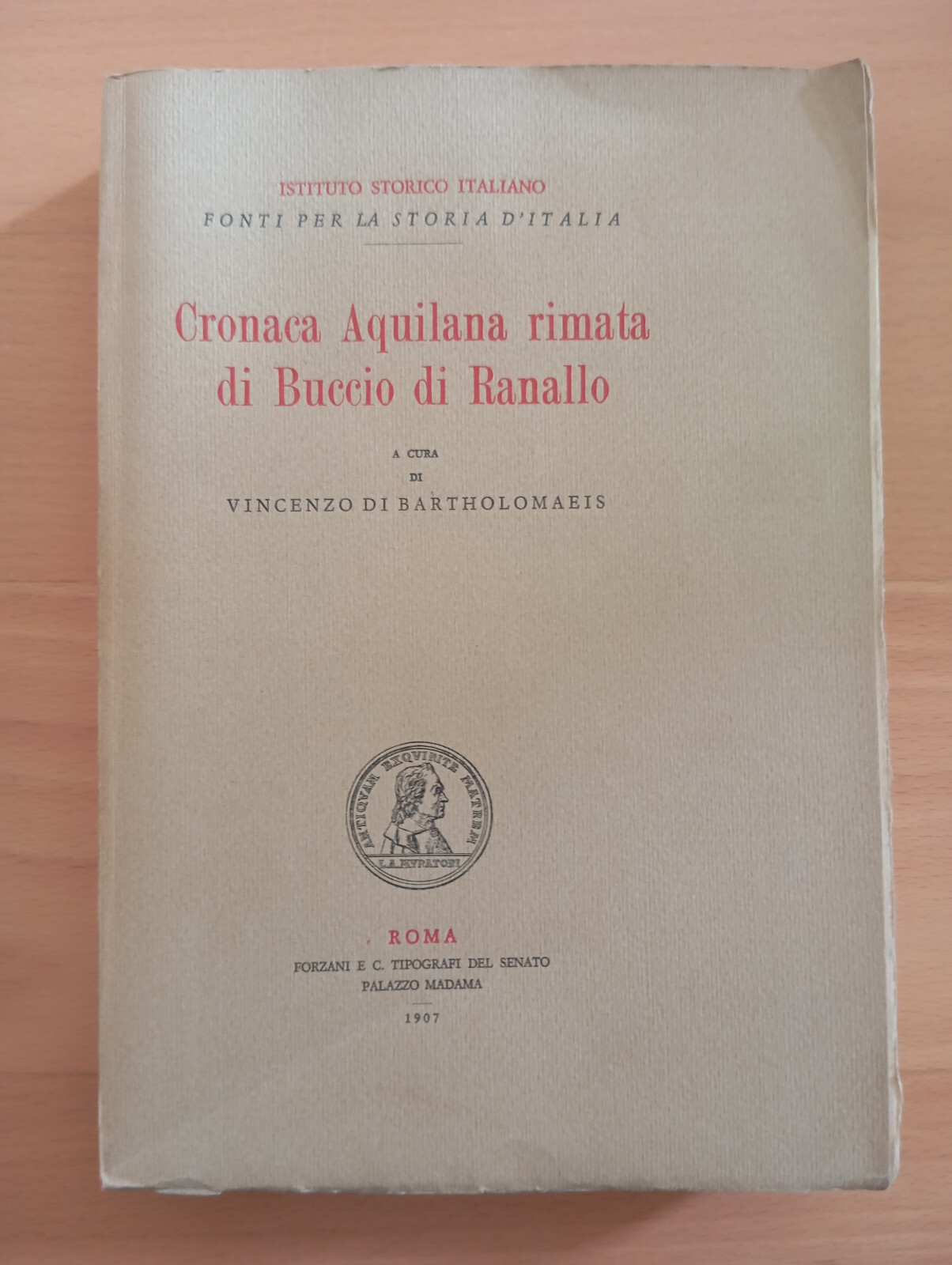 Cronaca aquilana rimata di buccio di Ranallo di Popplito, 1907, …