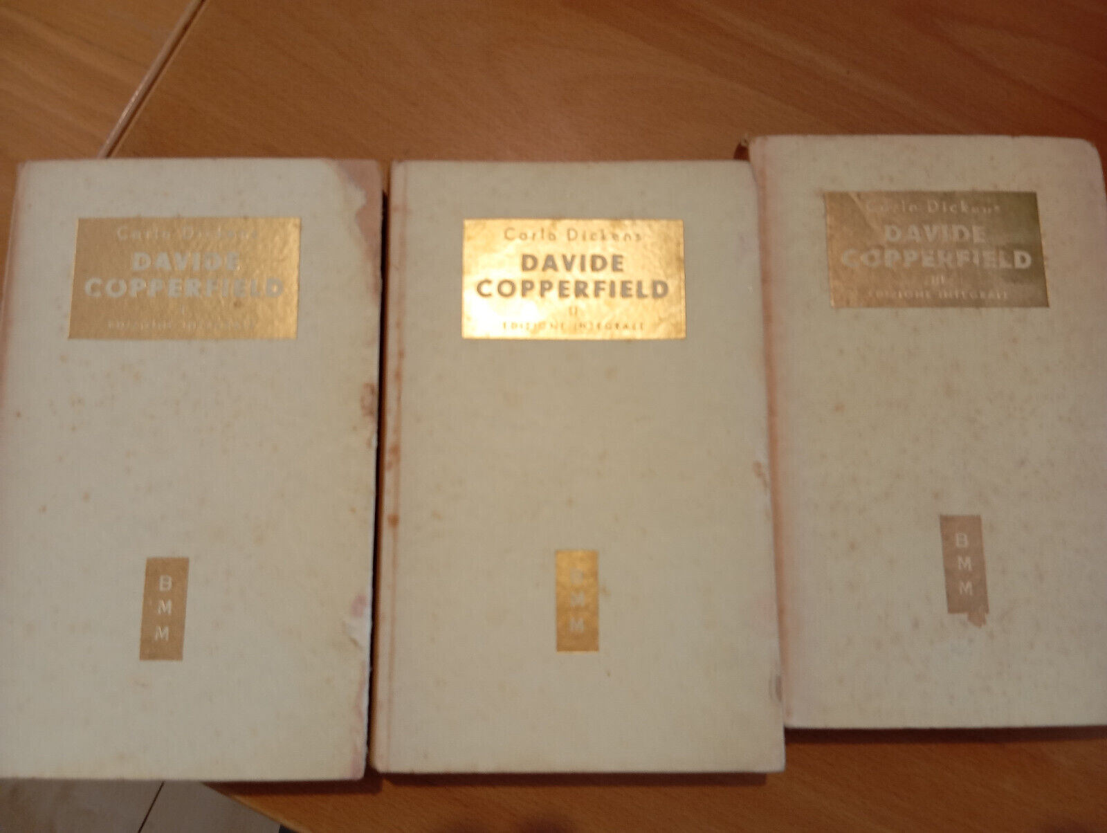 Davide Copperfield, Carlo (Charles) Dickens, 3 volumi BMM Mondadori, 1954