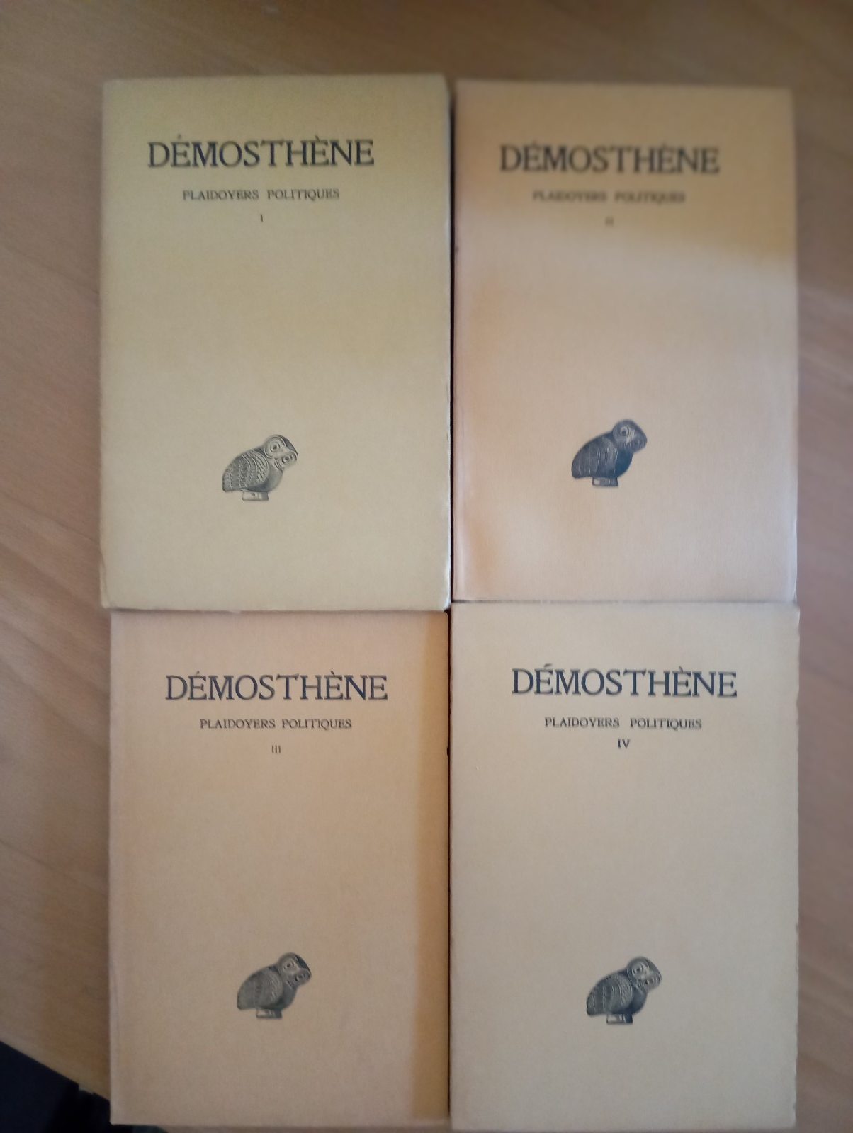 Démosthène, Plaidoyers politiques, volumi I - II - III - …