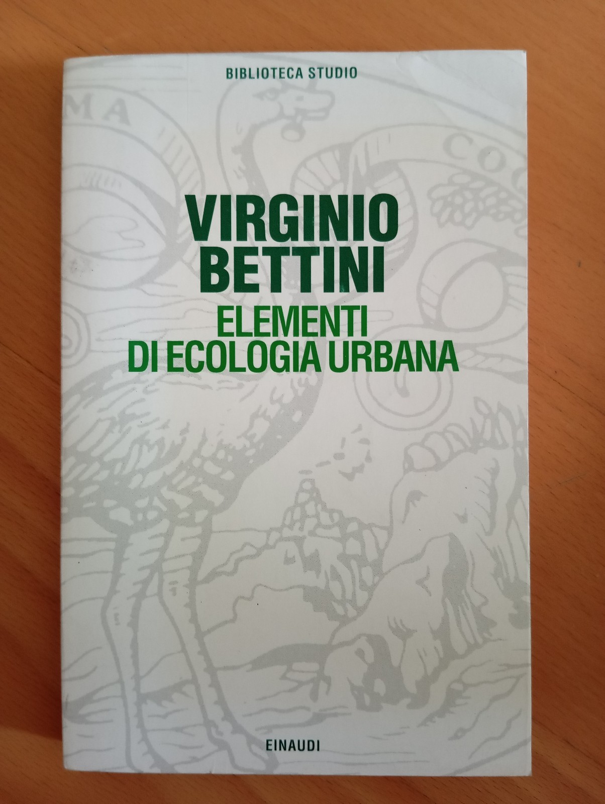 Elementi di ecologia urbana, Virginio Bettini, Einaudi, 1996