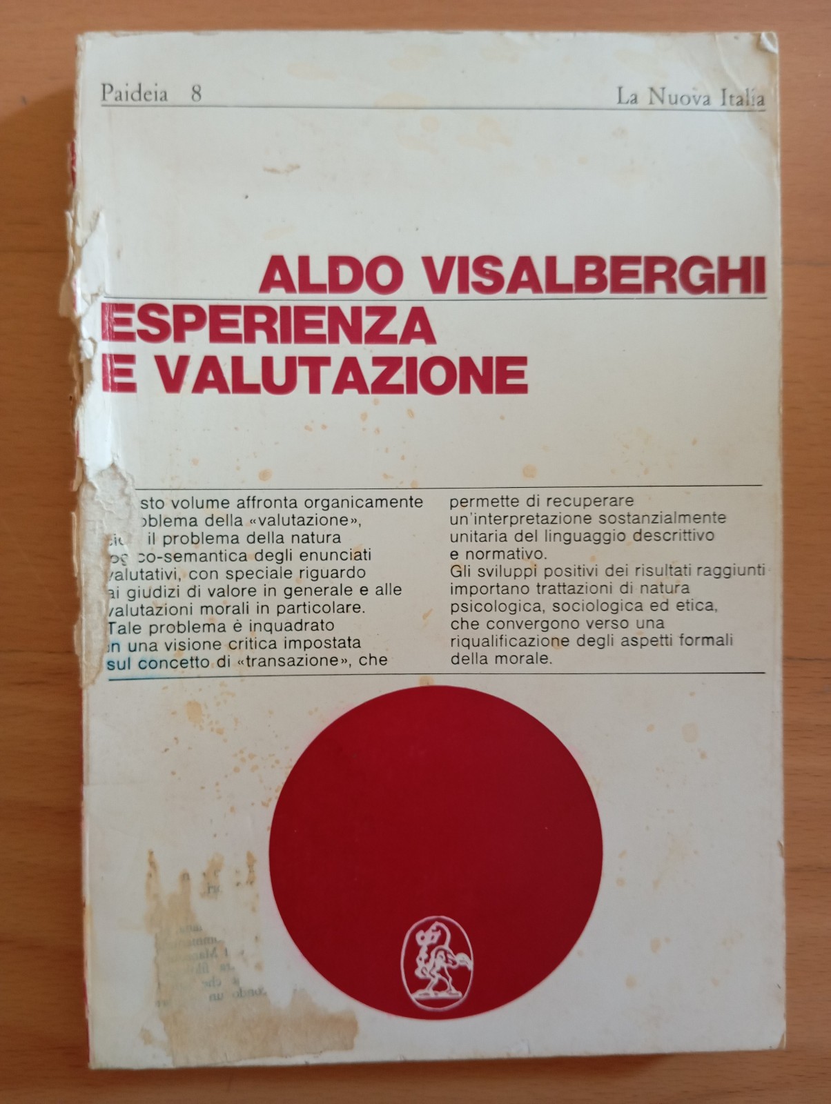 Esperienza e valutazione, Aldo Visalberghi, La Nuova Italia, 1975