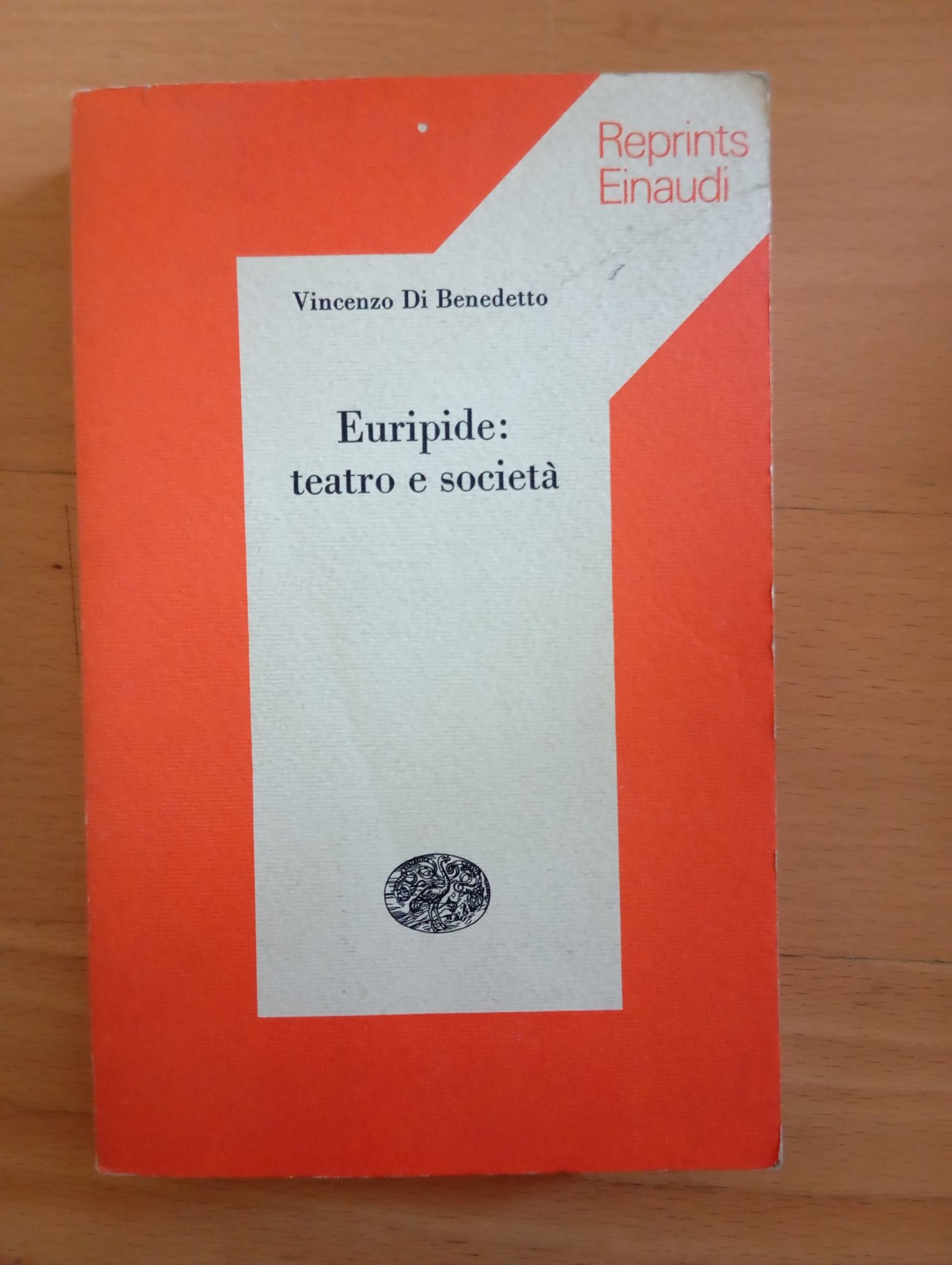 Euripide: teatro e società, Vincenzo Di Benedetto, Einaudi, 1975