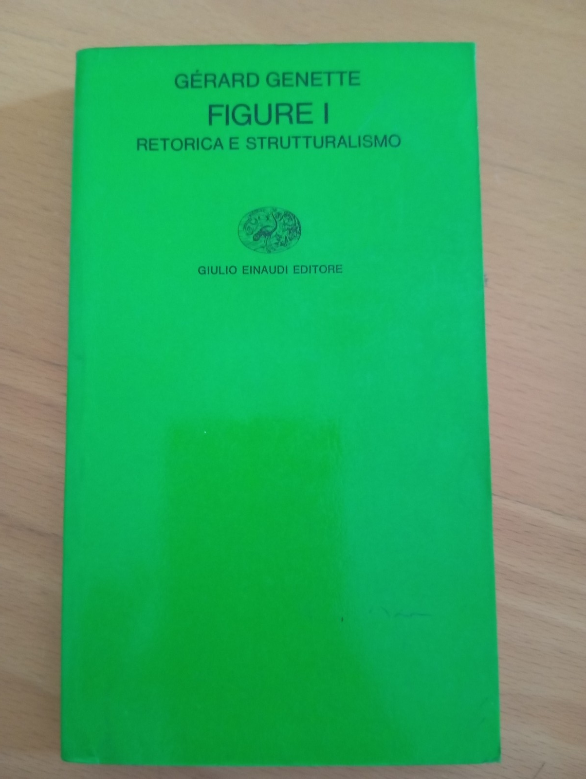 Figure 1, Retorica e strutturalismo, Gérard Genette, Einaudi, 1969