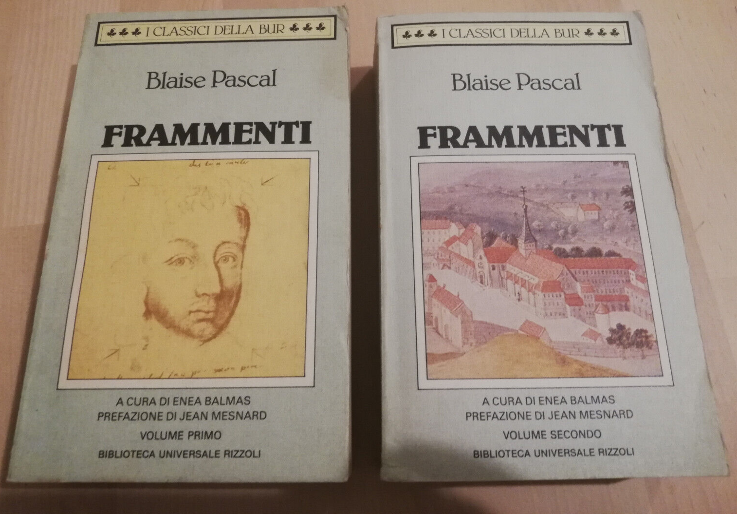 Frammenti, Blaise Pascal, 1983, Rizzoli, due volumi