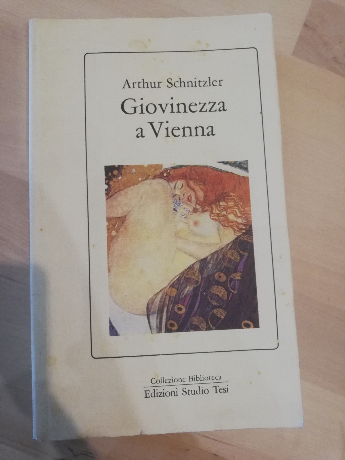 Giovinezza a Vienna, Arthur Schnitzler, Studio Tesi, 1989