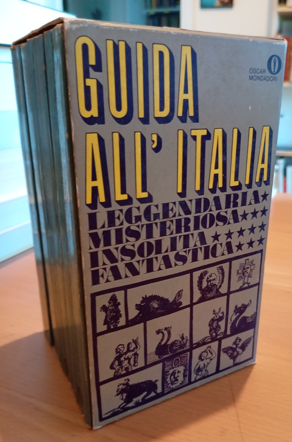 Guida all'Italia leggendaria misteriosa insolita, 4 volumi, Mondadori, 1971