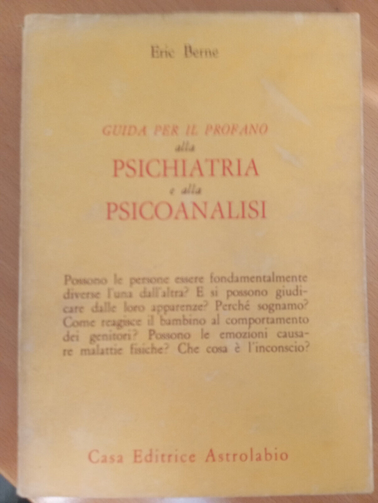 Guida per il profano alla psichiatria e alla psicoanalisi E. …