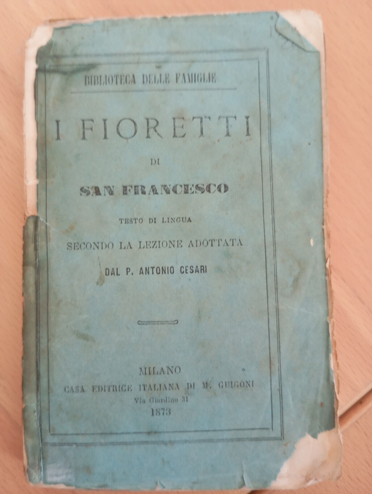 I fioretti di San Francesco, Guigoni, 1873