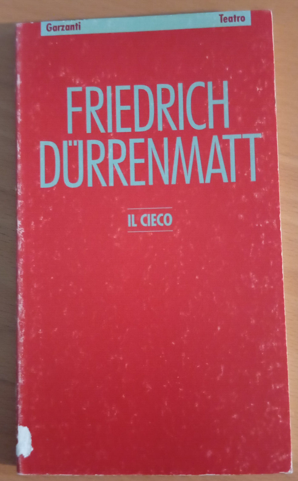 Il cieco, Friedrich Durrenmatt, Garzanti, 1991