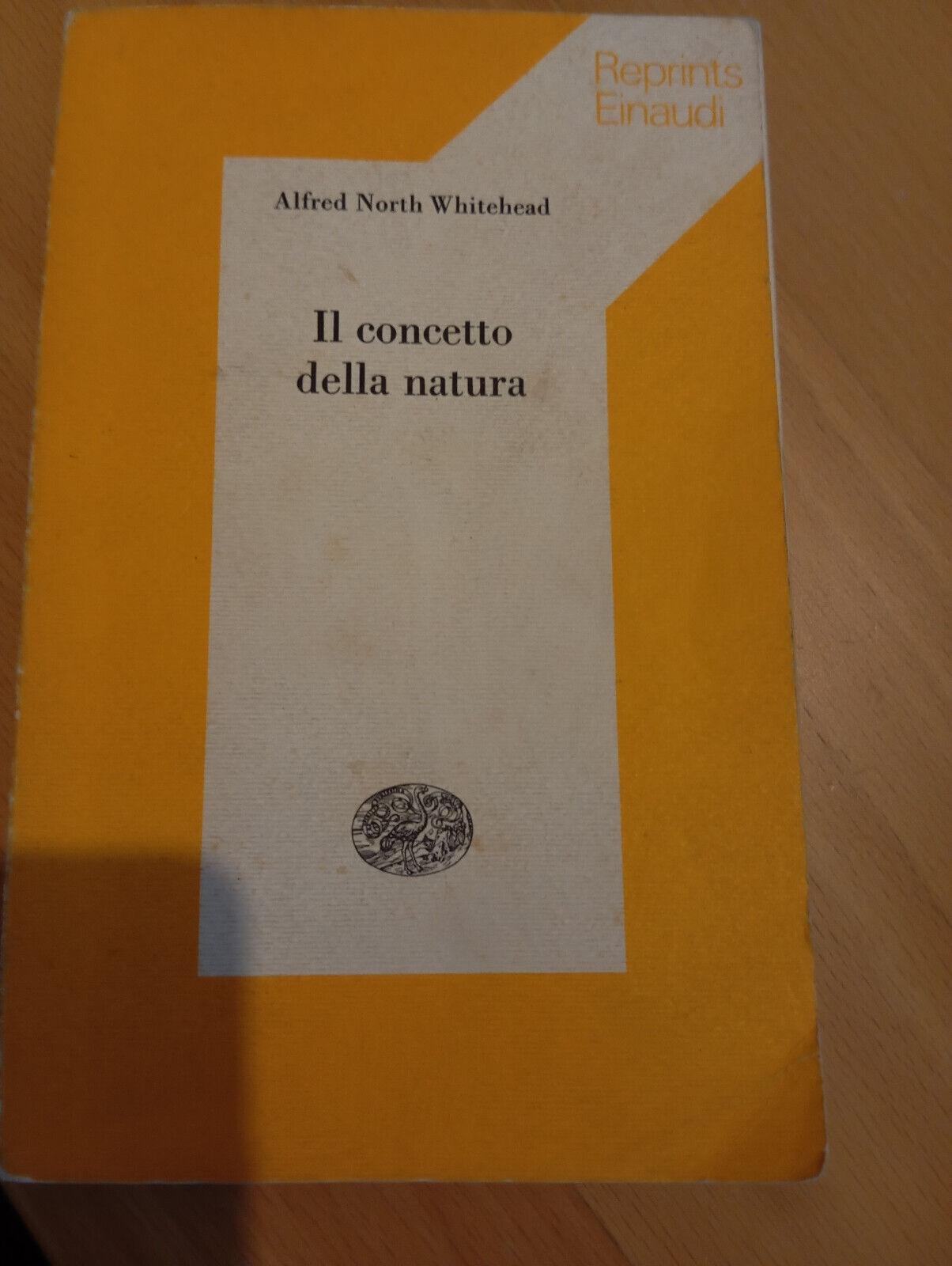 Il concetto della natura, Alfred Norh Whitehead, Einaudi, 1975