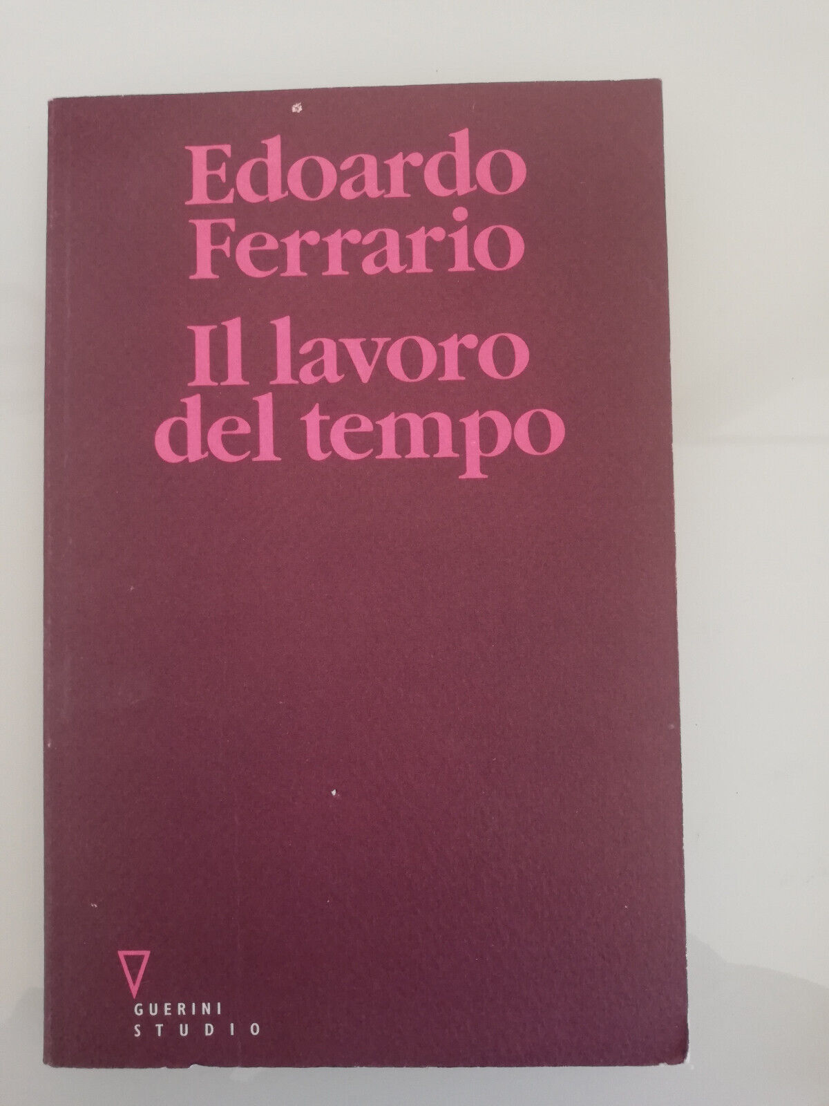 Il lavoro del tempo, Edoardo Ferrario, 2002, Guerini, molto raro, …