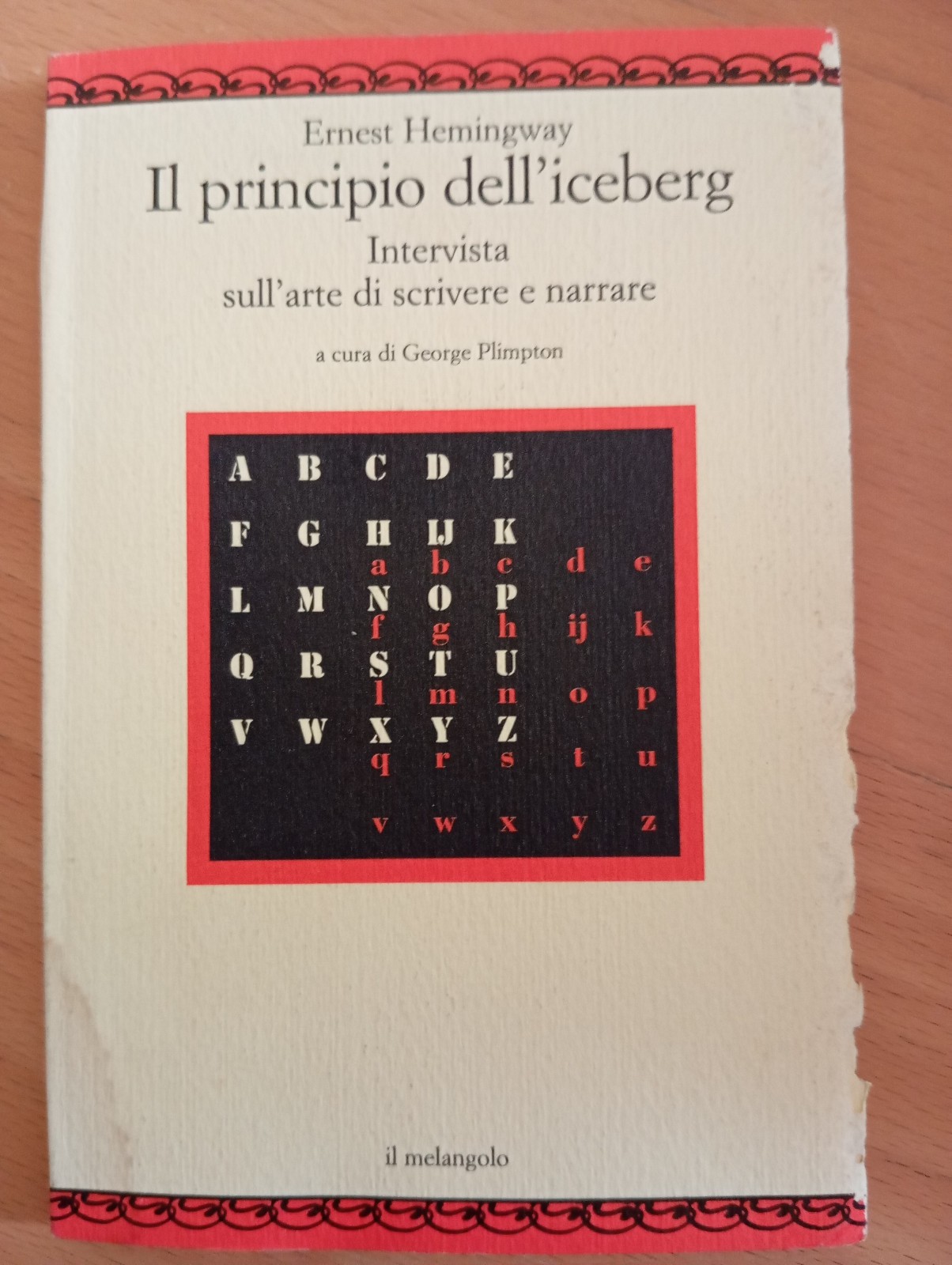 Il principio dell'iceberg, Ernest Hemingway, Il Melangolo, 1996