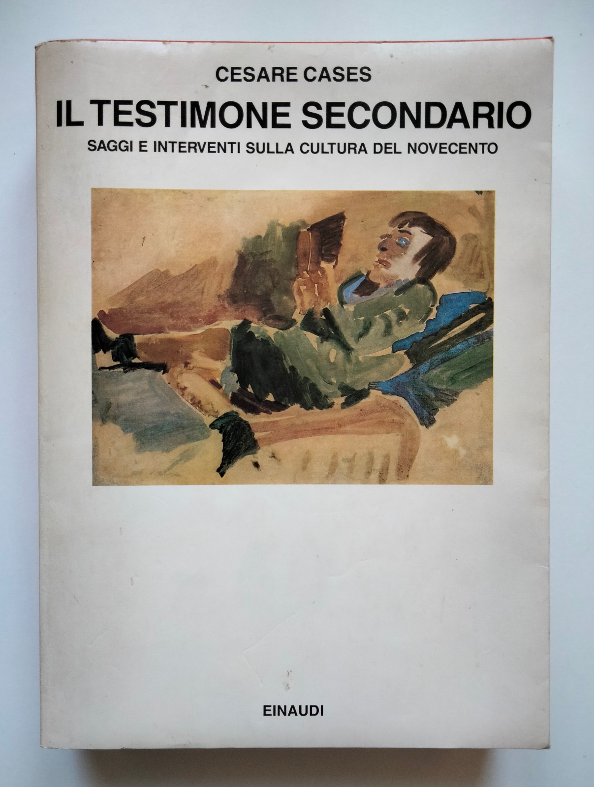 Il testimone secondario, Cesare Cases, Einaudi, 1985