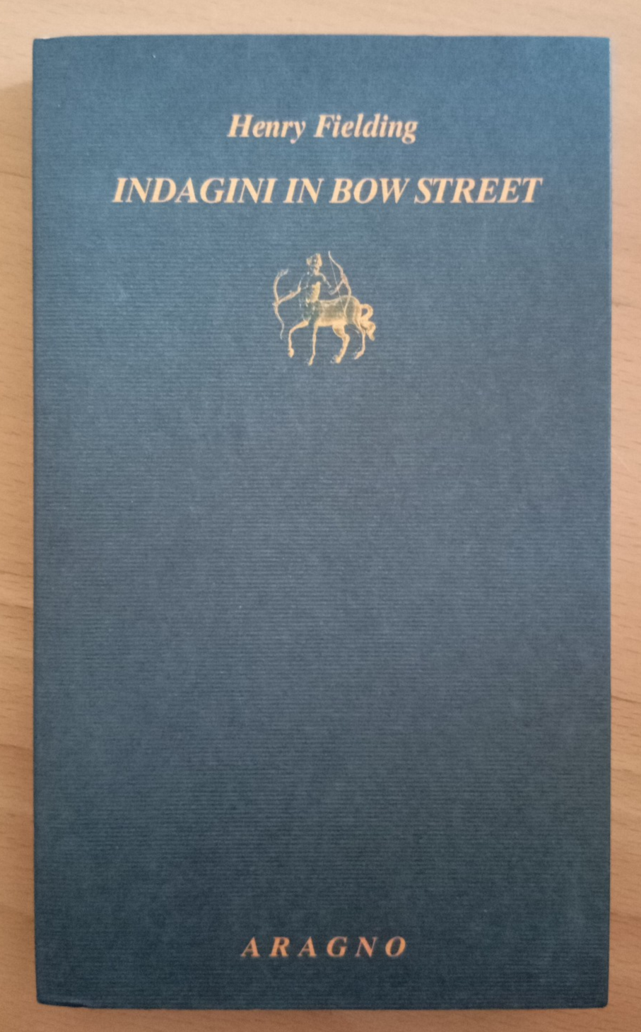 Indagini in Bow street, Henry Fielding, Aragno, 2024