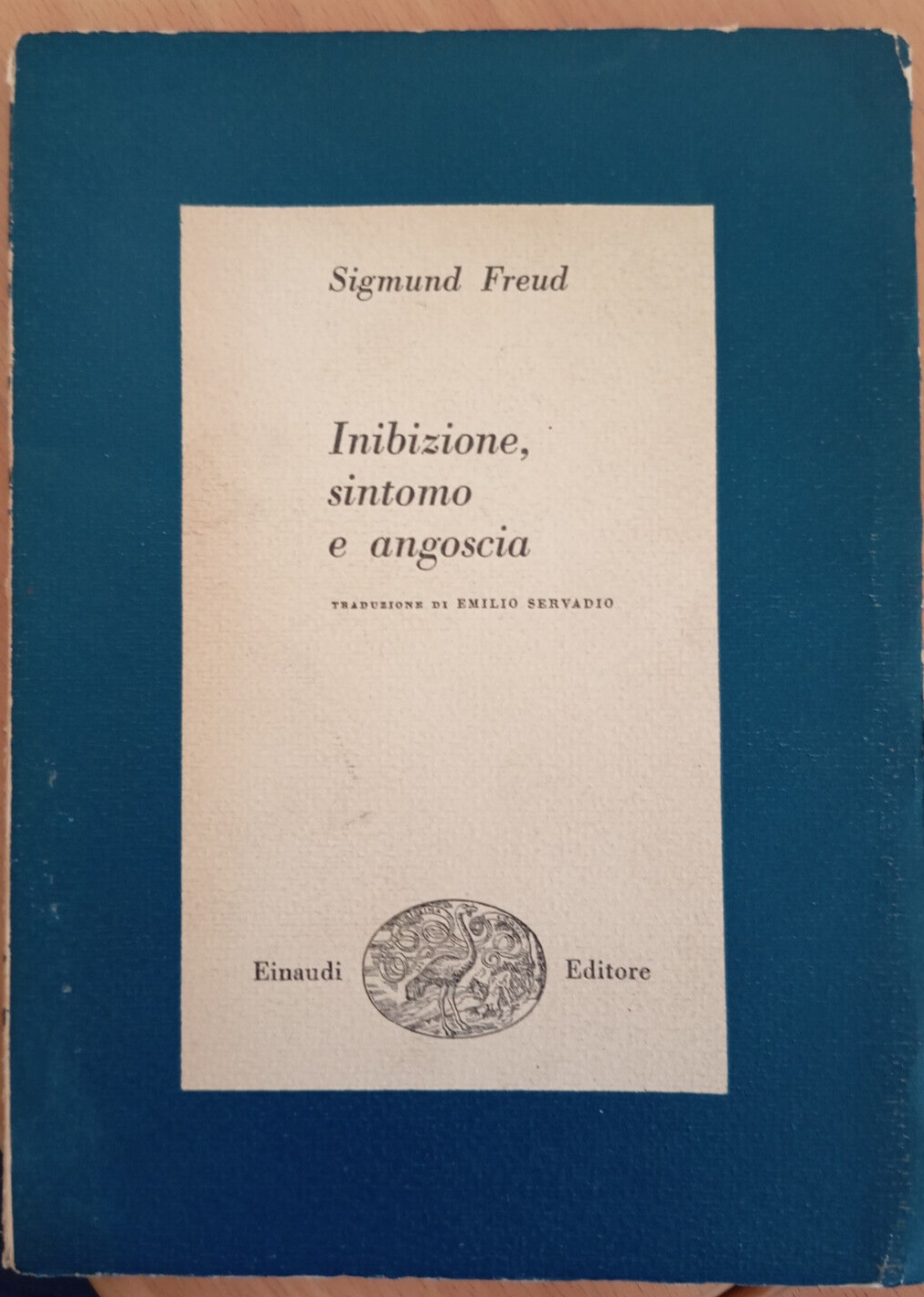 Inibizione, sintomo e angoscia, Sigmund Freud, Einaudi edizione storica 1951