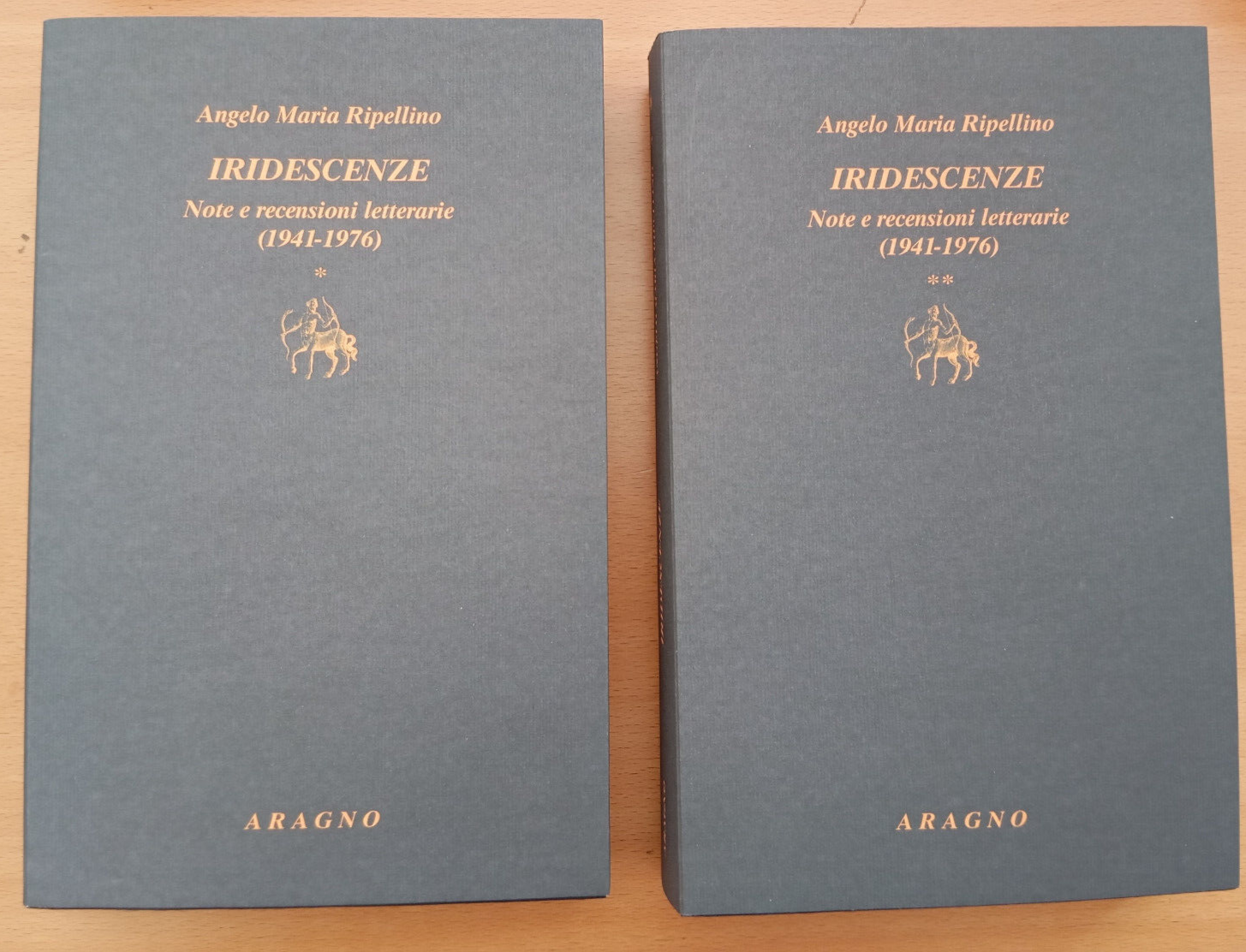 Iridescenze Note e recensioni letterarie due volumi A. M. Repellino, …
