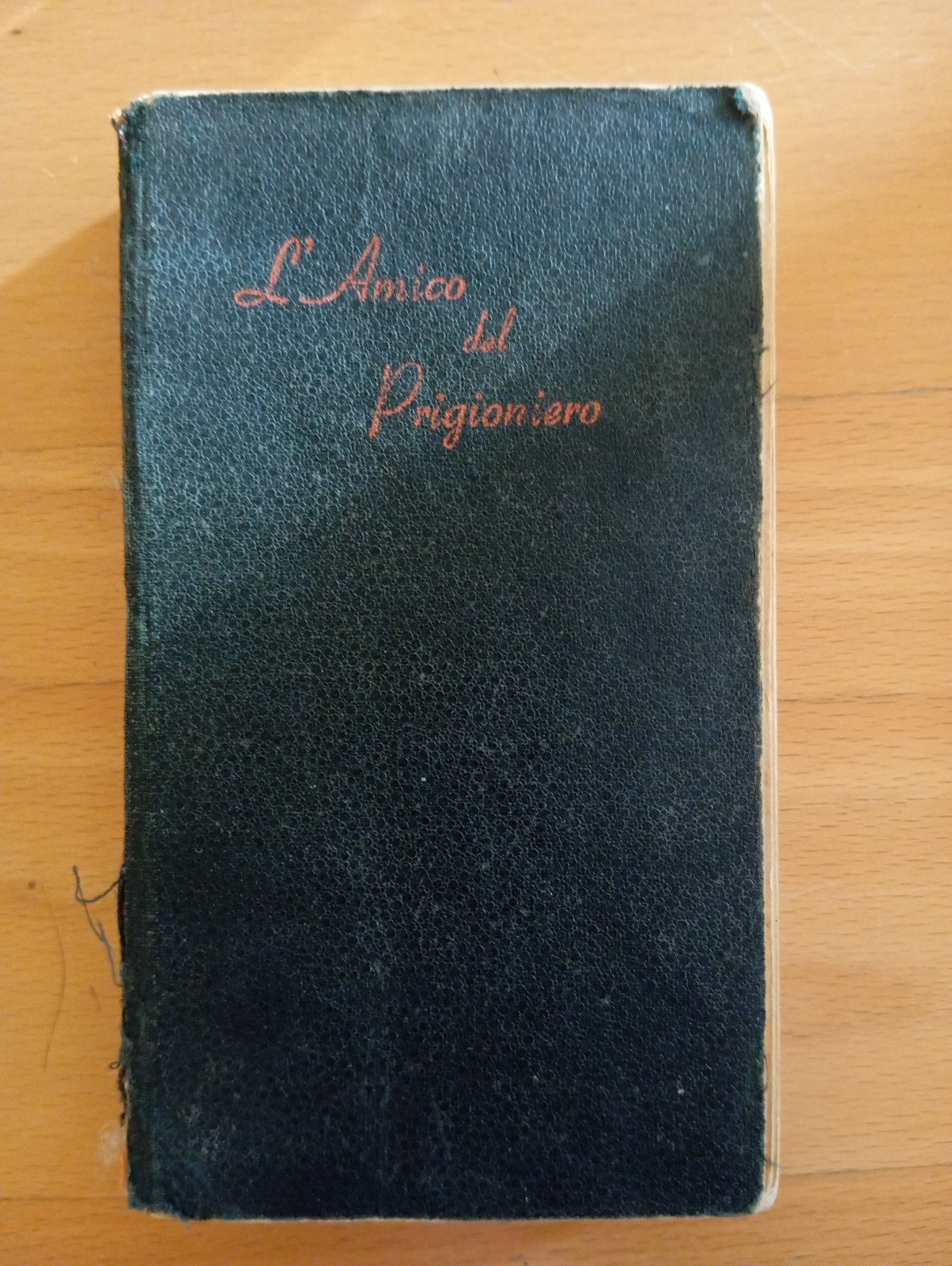 L'amico del prigioniero, Sydney, 1943, libro peghiere militare