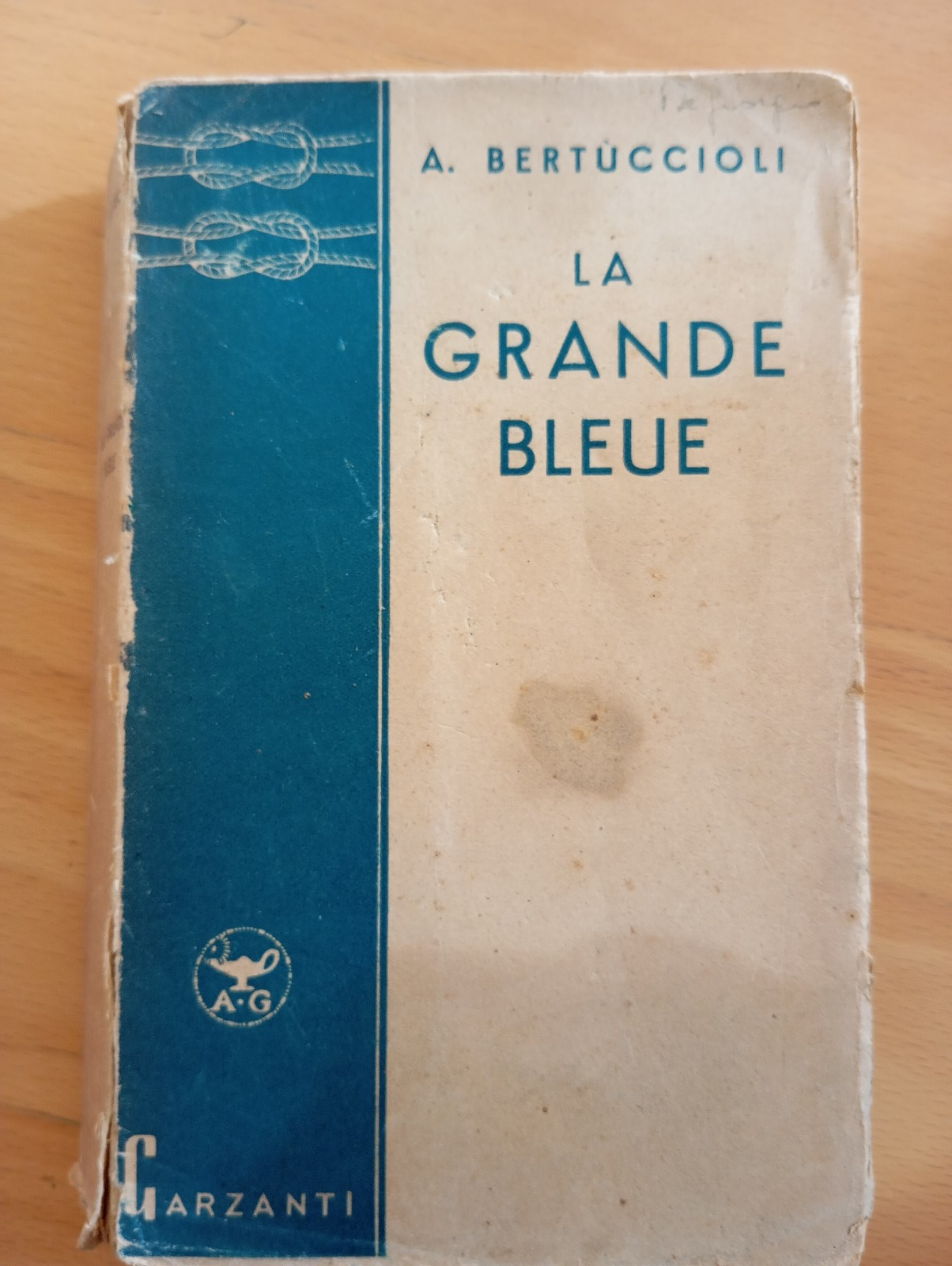 La grande bleue, Americo. Bertuccioli, Garzanti, 1941, in francese