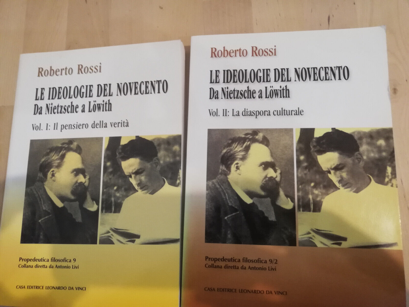 Le ideologie del Novecento da Nietzsche a Lowith, due volumi, …