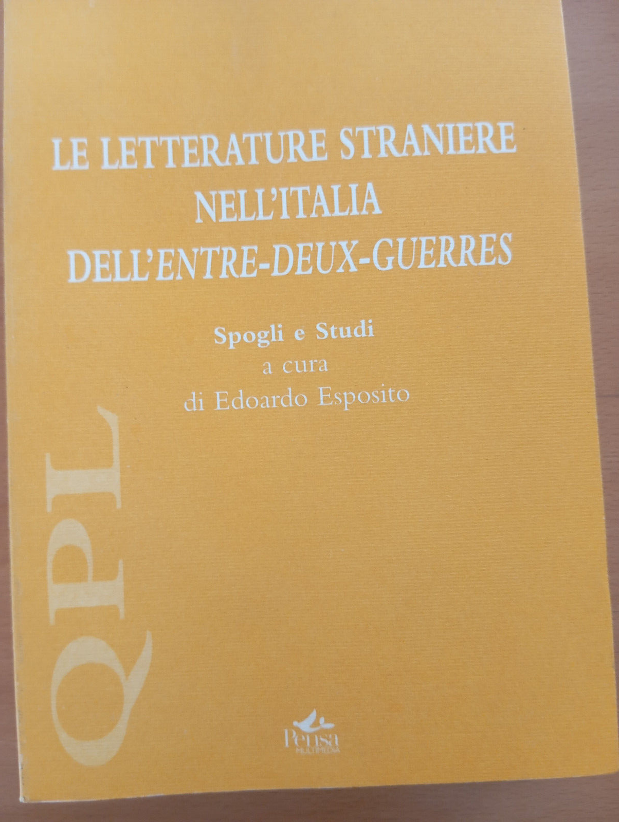 Le letterature straniere nell'Italia del'Entre-deux-Guerres, E. Esposito, 2004