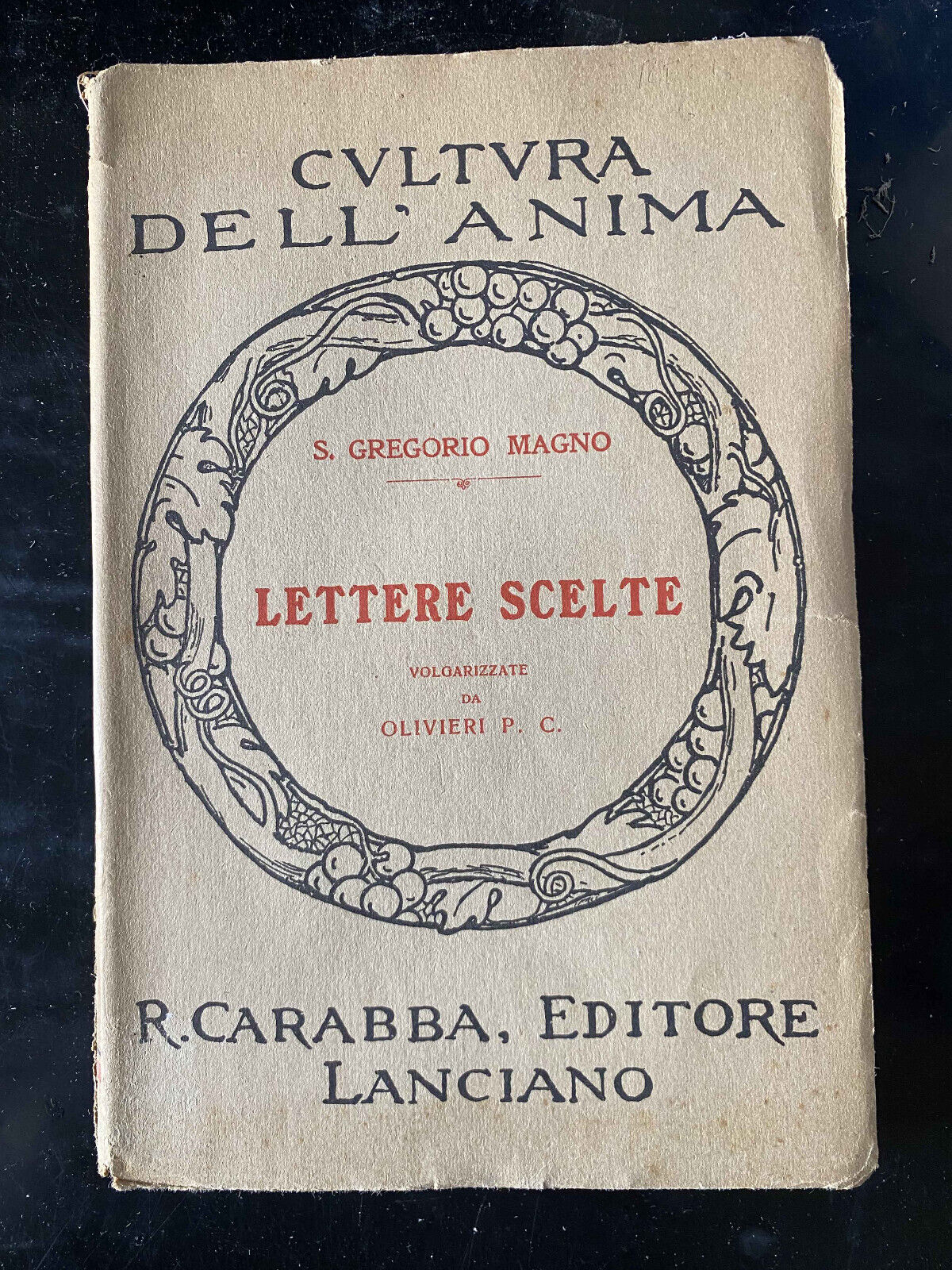 Lettere scelte, S. Gregorio Magno, Carabba, 1922