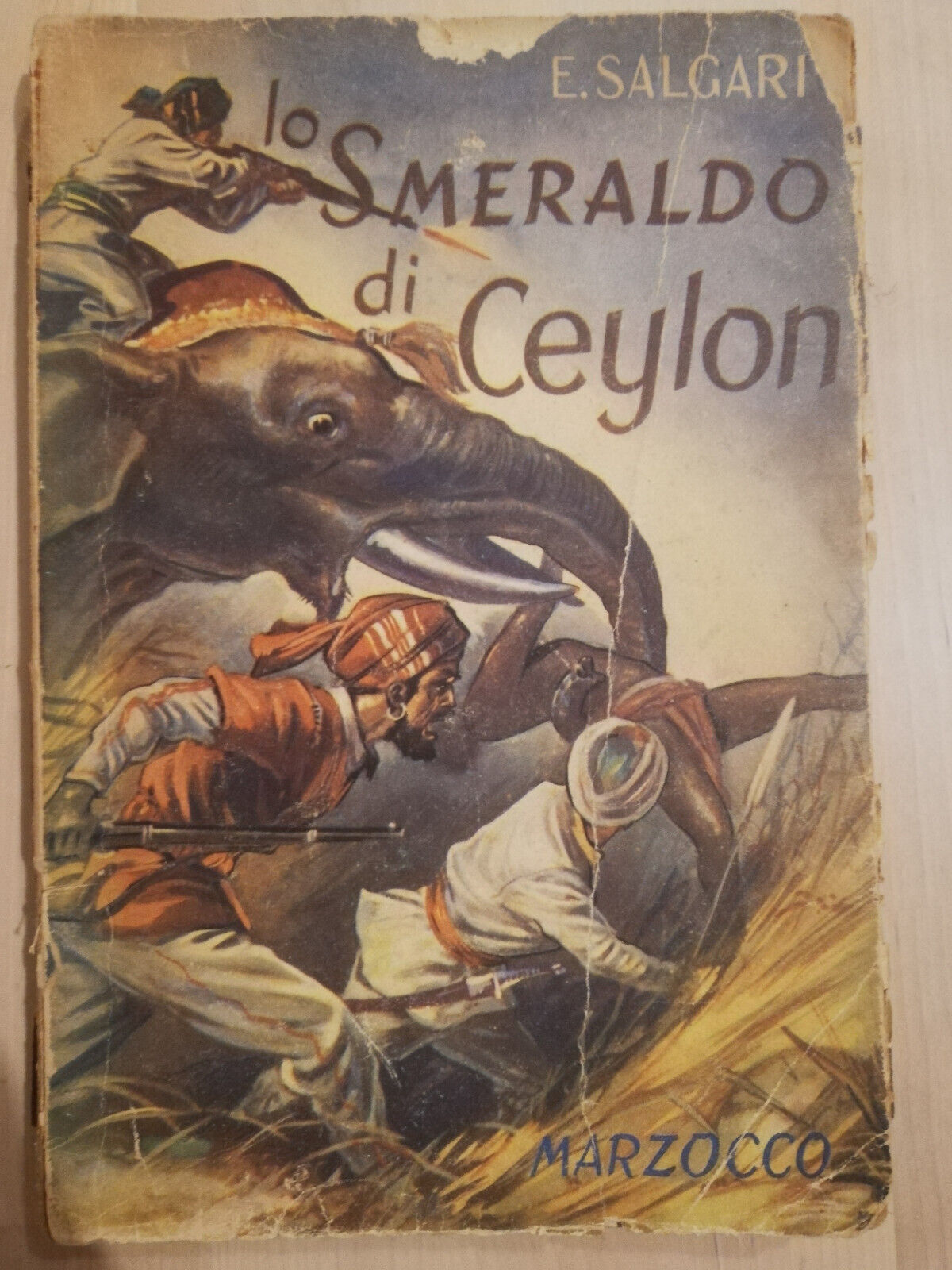 Lo smeraldo di Ceylon, Emilio Salgari, 1950, Marzocco