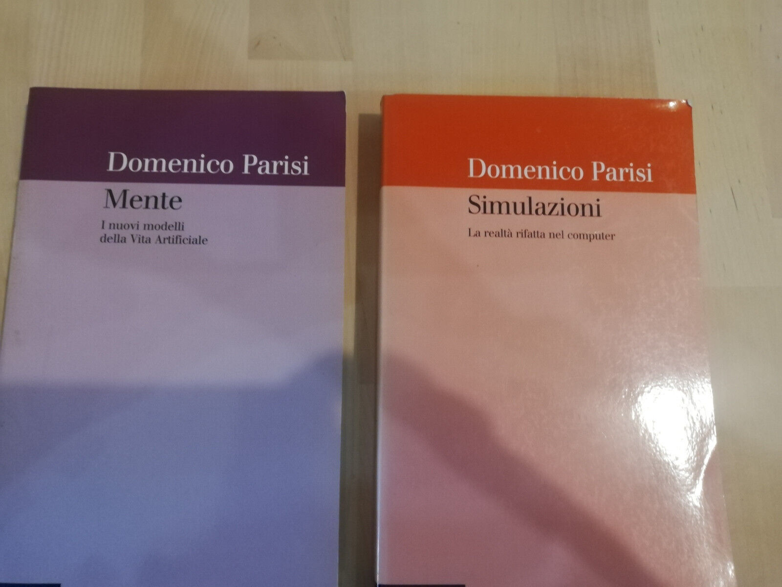 Lotto 2 libri di Domenico Parisi, Mente - Simulazioni - …