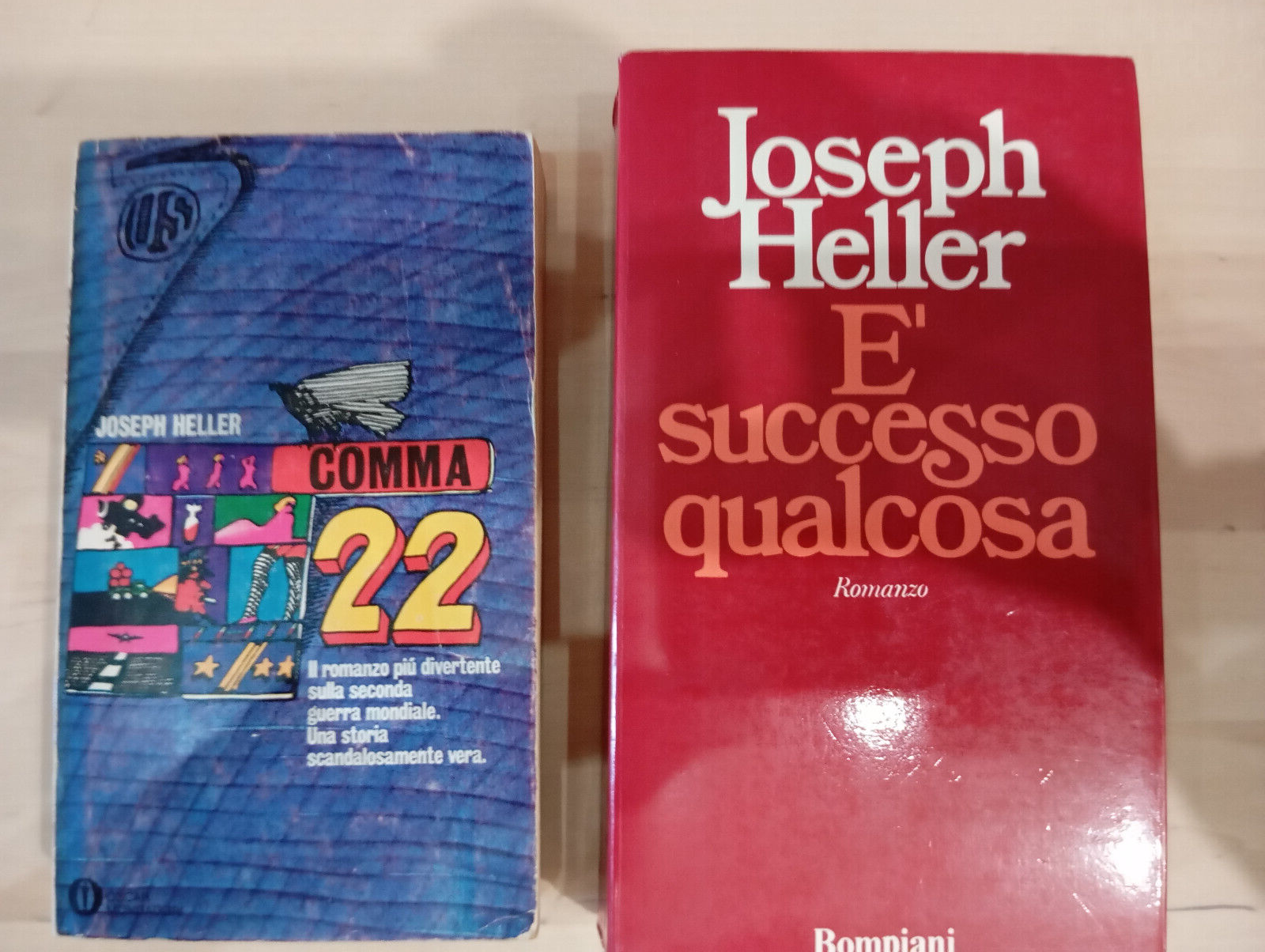 Lotto 2 libri di Joseph Heller, Comma 22, è successo …