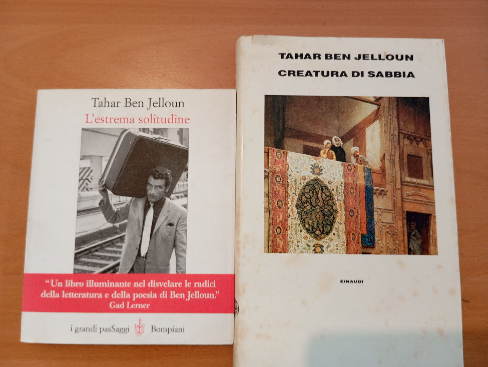 Lotto 2 libri di Tahar Ben Jelloun, L'estrema soliturdine, Creatura …