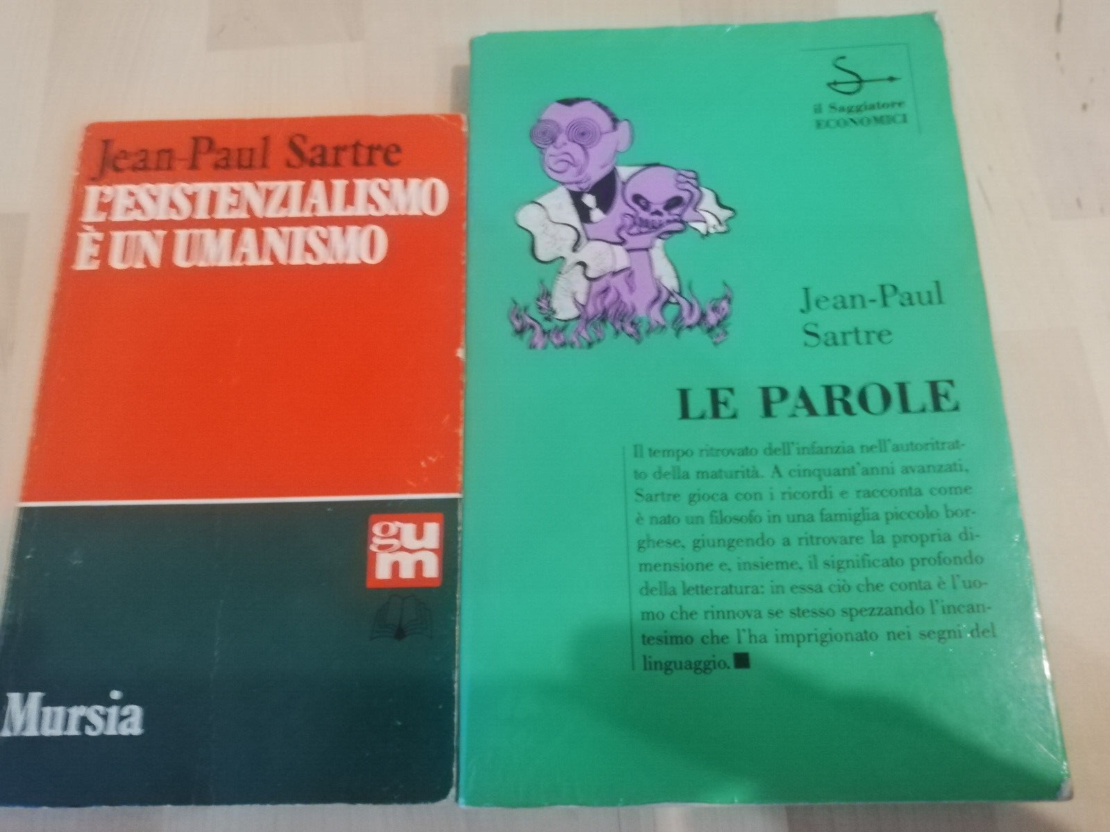 Lotto due libri Jean-Paul Sartre, L'esistenzialismo un umanismo - Le …