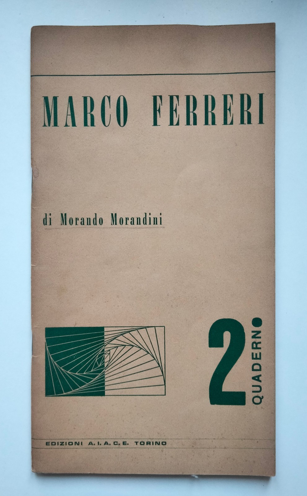 Marco Ferreri, Morando Morandini, Edizioni AIACE, 1970