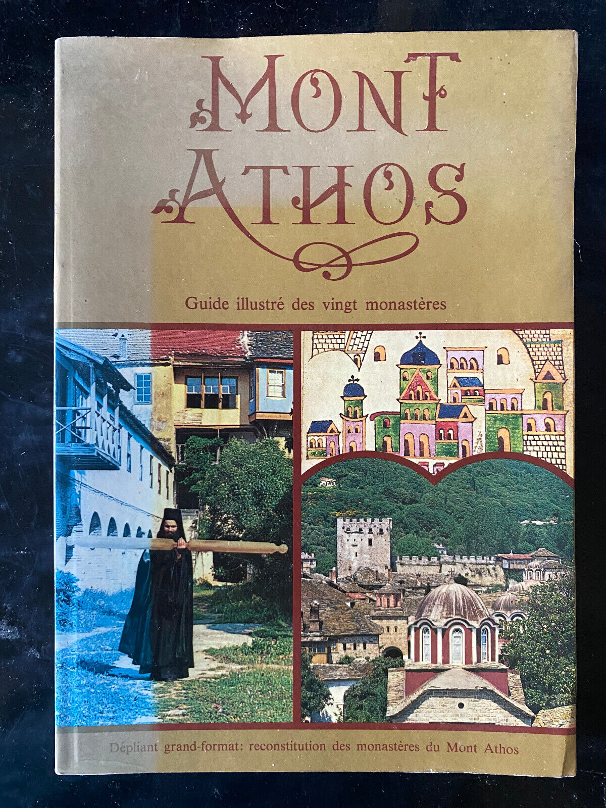 Mont Athos, Guide Illustré monasteres, 1980, in francese